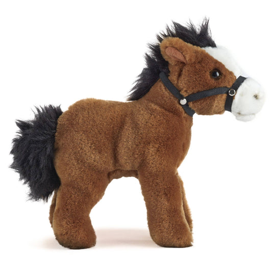 Living Nature Horse With Bridle Plush Stuffed Animal Toy
