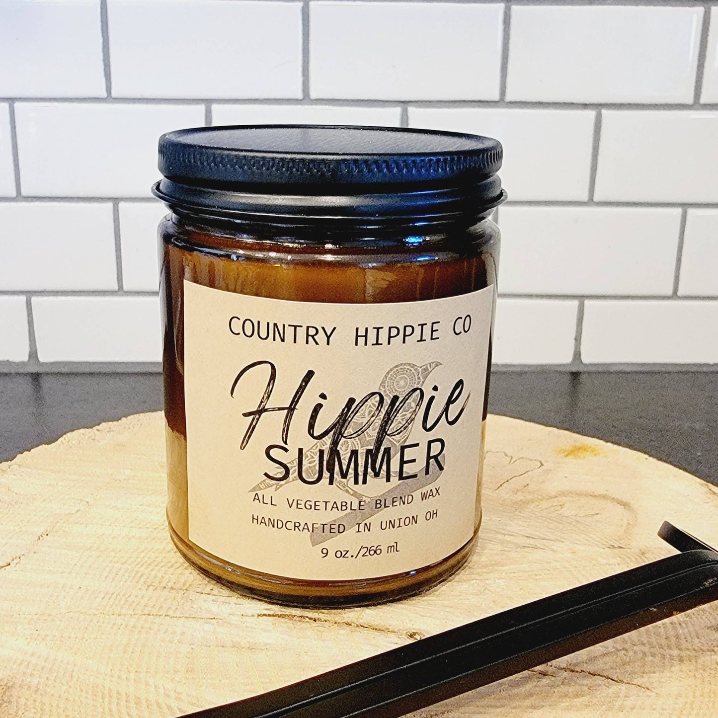 Hippie Summer Apothecary-Inspired Candle