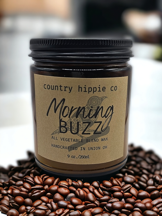 Morning Buzz Apothecary-Inspired 9 oz amber