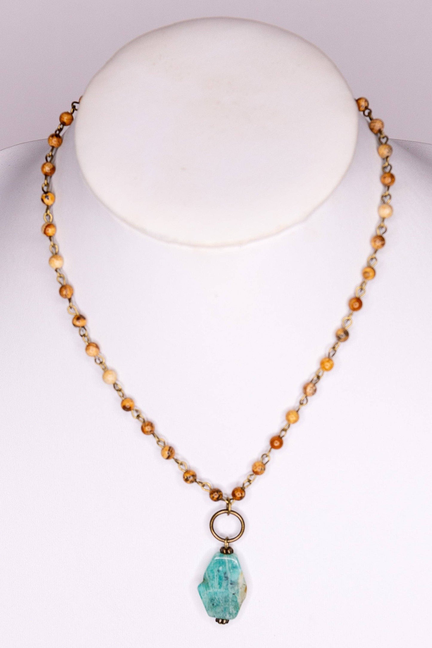 Courtney Necklace in Jasper