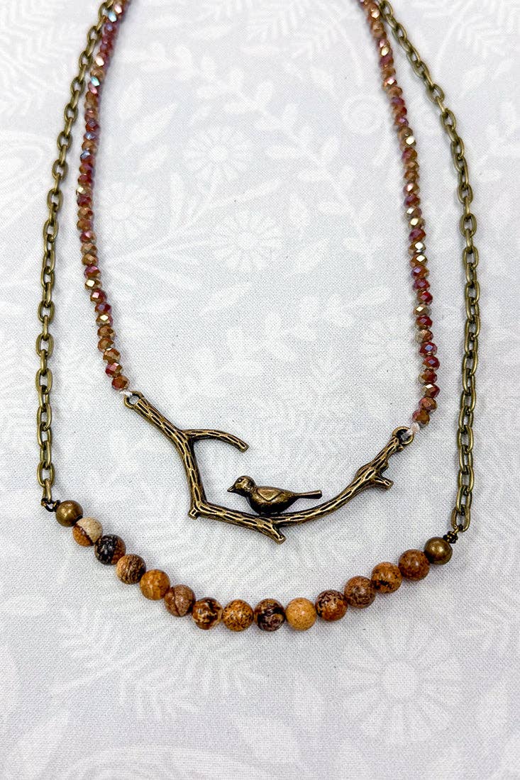 Braelyn Necklace - Jasper