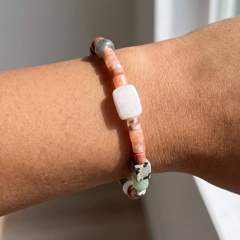 Mixed Beads Strech Bracelet: MU