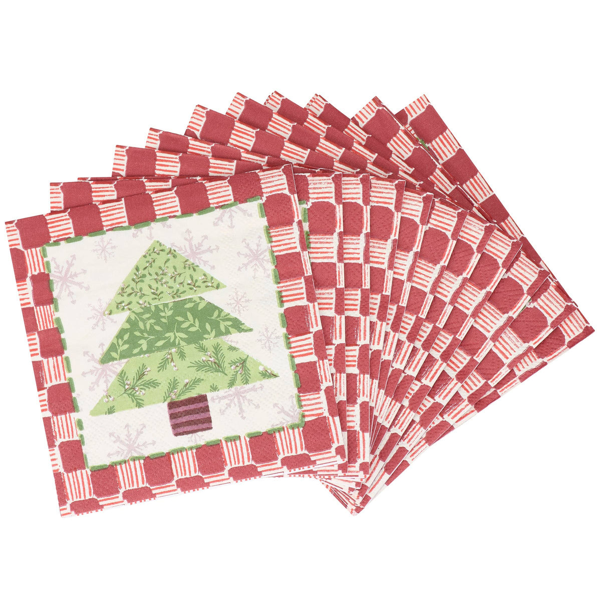 Tree Quilt Beverage Napkin