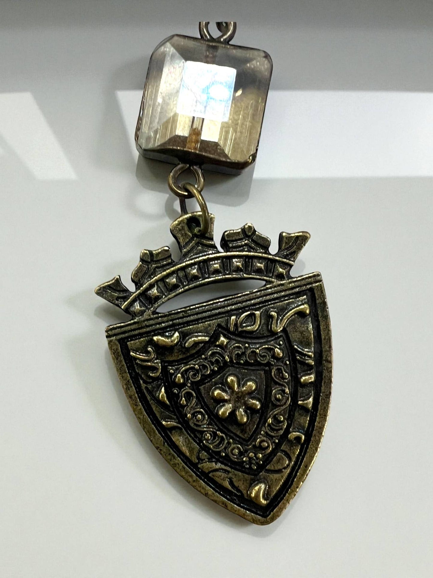 Elan 22" Necklace with vintage french republic relic pendant