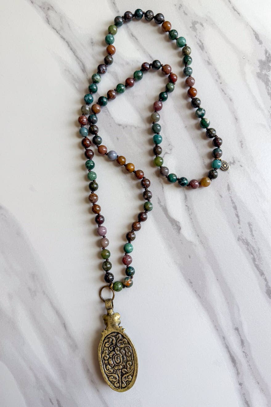 Florette Necklace- India Agate