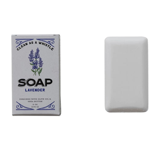 Lavender Scented Olive Oil & Shea Butter Triple Milled Bar Soap, Made In The U.S.A.
