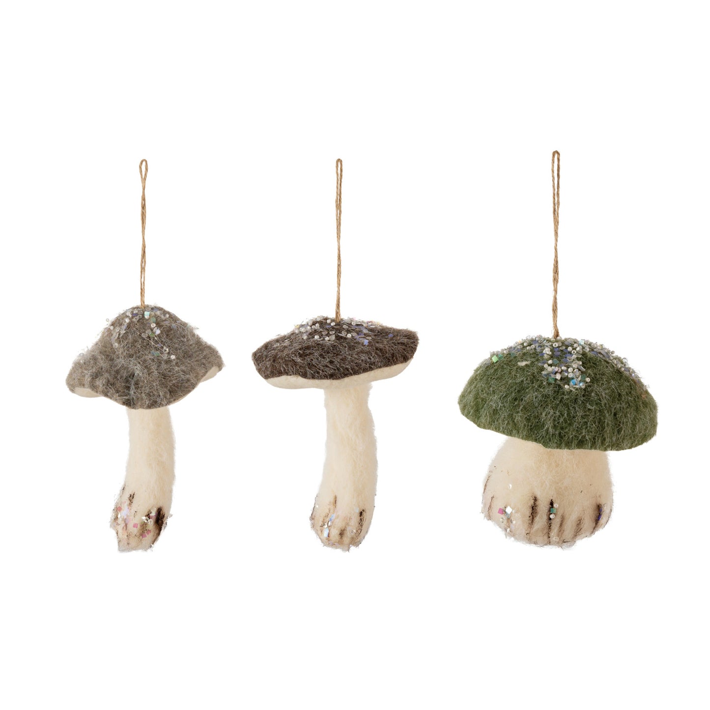 Felt Mushroom Ornament