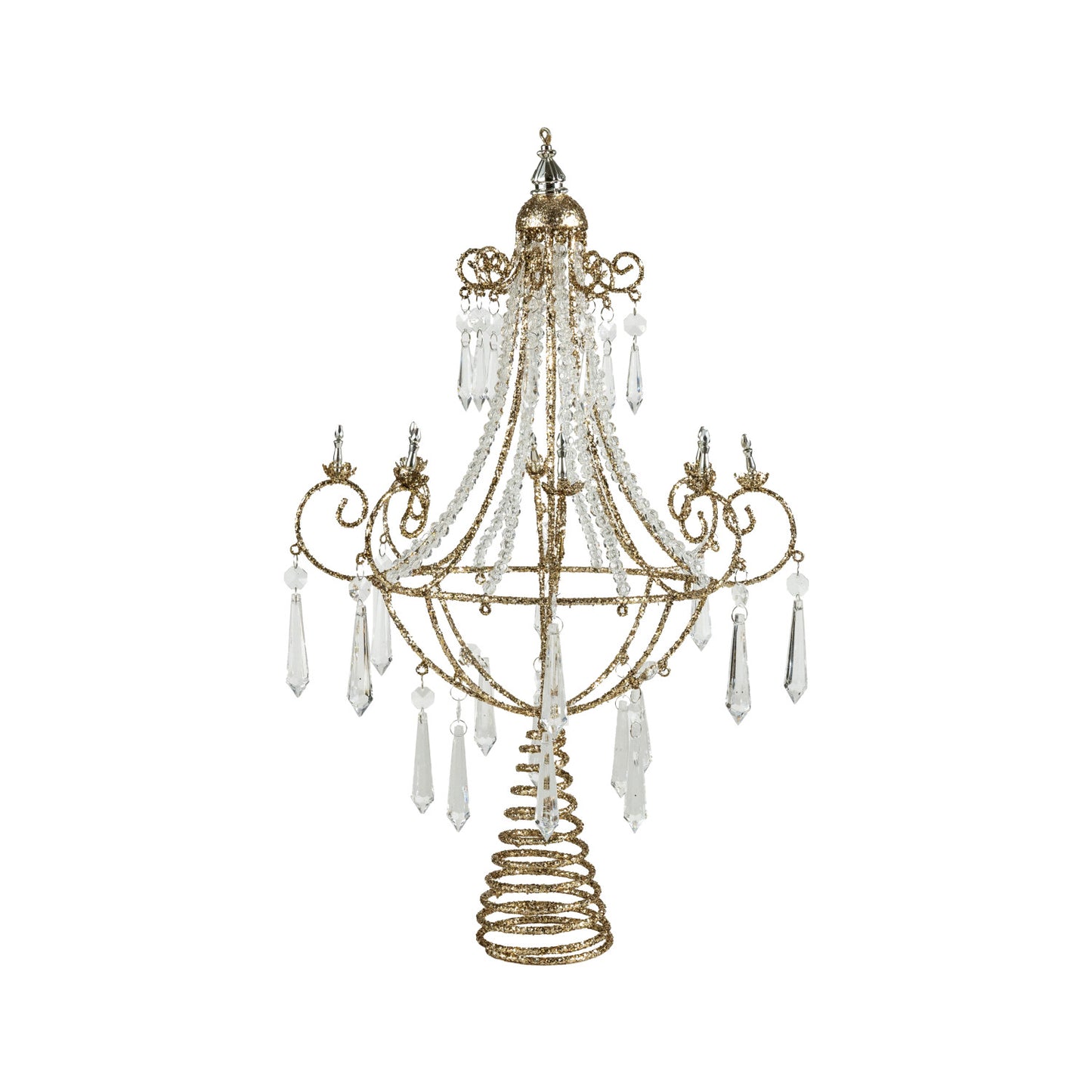Metal Chandelier Tree Topper